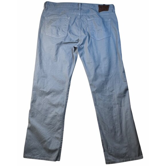 Citizens Of Humanity Mens Straight Leg Light Blue Pants Sz 38 Preppy Comfy Pants - Picture 3 of 12